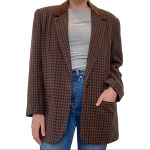 Vintage FT Studio plaid Blazer